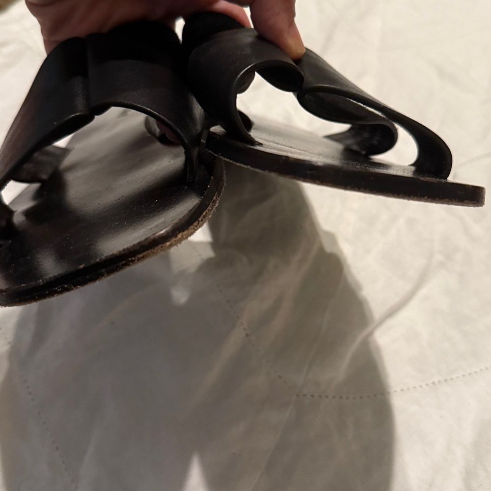 A.Emery Ada Leather Suede Sandals 39 - Picture 6 of 8